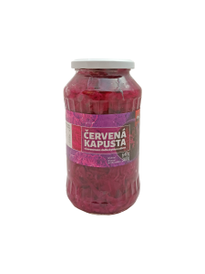 CBA červená kapusta v korenenom sladkokyslom náleve 640 g (PP 360 g)